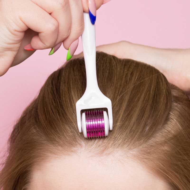 kako se koristi dermaroler za kosu